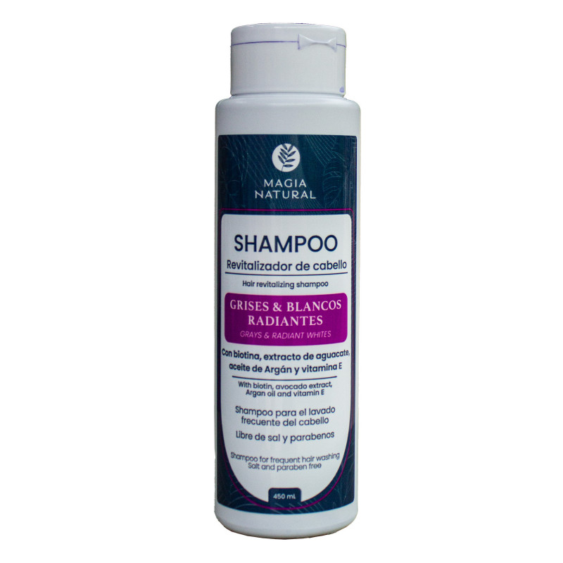 Shampoo para Canas y Cabello Blanco - 450 ML